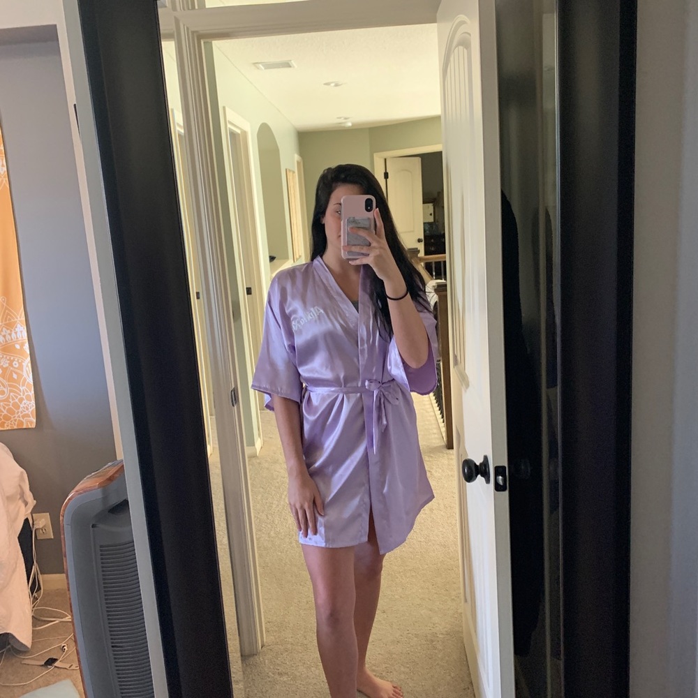Alpha Xi Delta Silk Robe - Picture 2 of 5
